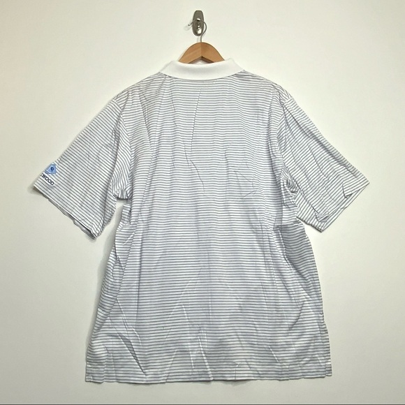 RALPH Lauren Striped Polo Golf Shirt. Size XL. Blue And White. - Picture 2 of 4